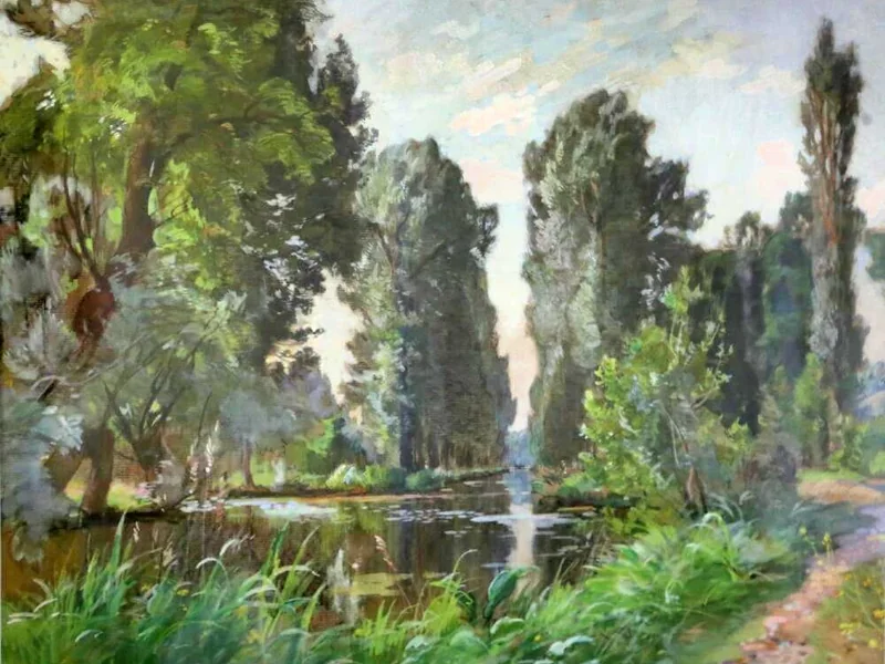 1852-Alexandre Nozal - Il canale di Louviers